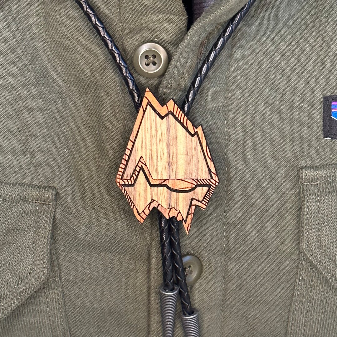 The Most Expensive Zebra Wood Exotic Wooden Bolo Tie Etsy