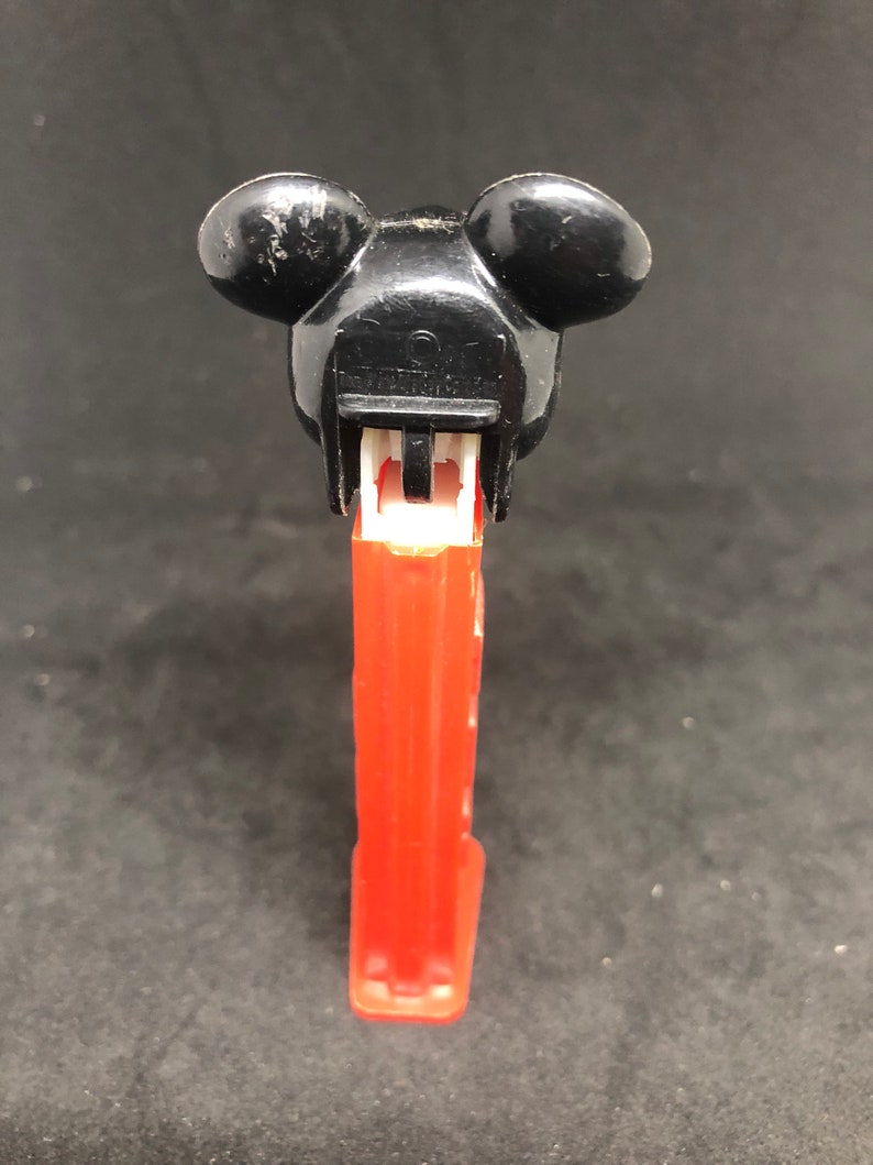 Walt Disney Pez Dispenser Mickey Mouse Vintage Red stem