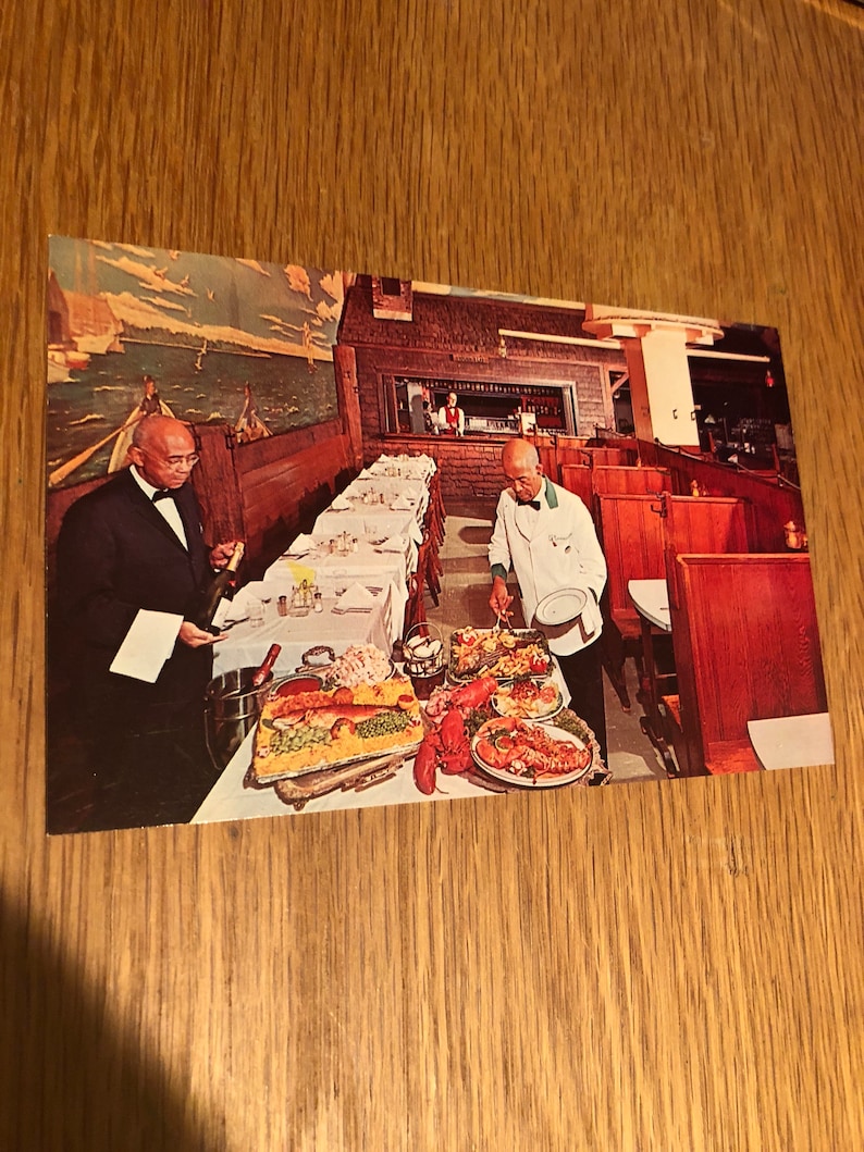 O/'Donnell/'s Sea Grill Restaurant 1950/'s RARE two unposted Postcards 1207-1221 E Street in Washington DC Tang o/' the Sea Food
