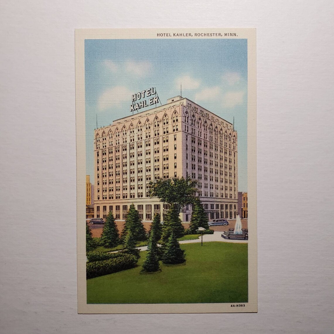 Hotel Kahler in Rochester MN Postcard from 1940s vintage | Etsy