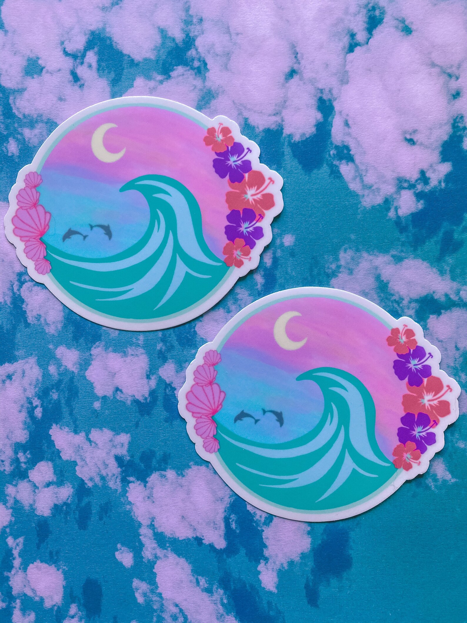 Hawaiian Dreams Sticker Aesthetic Vsco Sticker Sunset - Etsy