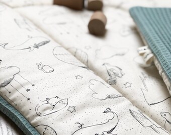 Miss Gretchen handmade playmat | individual, tailor-made unique pieces for your baby | GOTS certified Ökotex©100 organic cotton