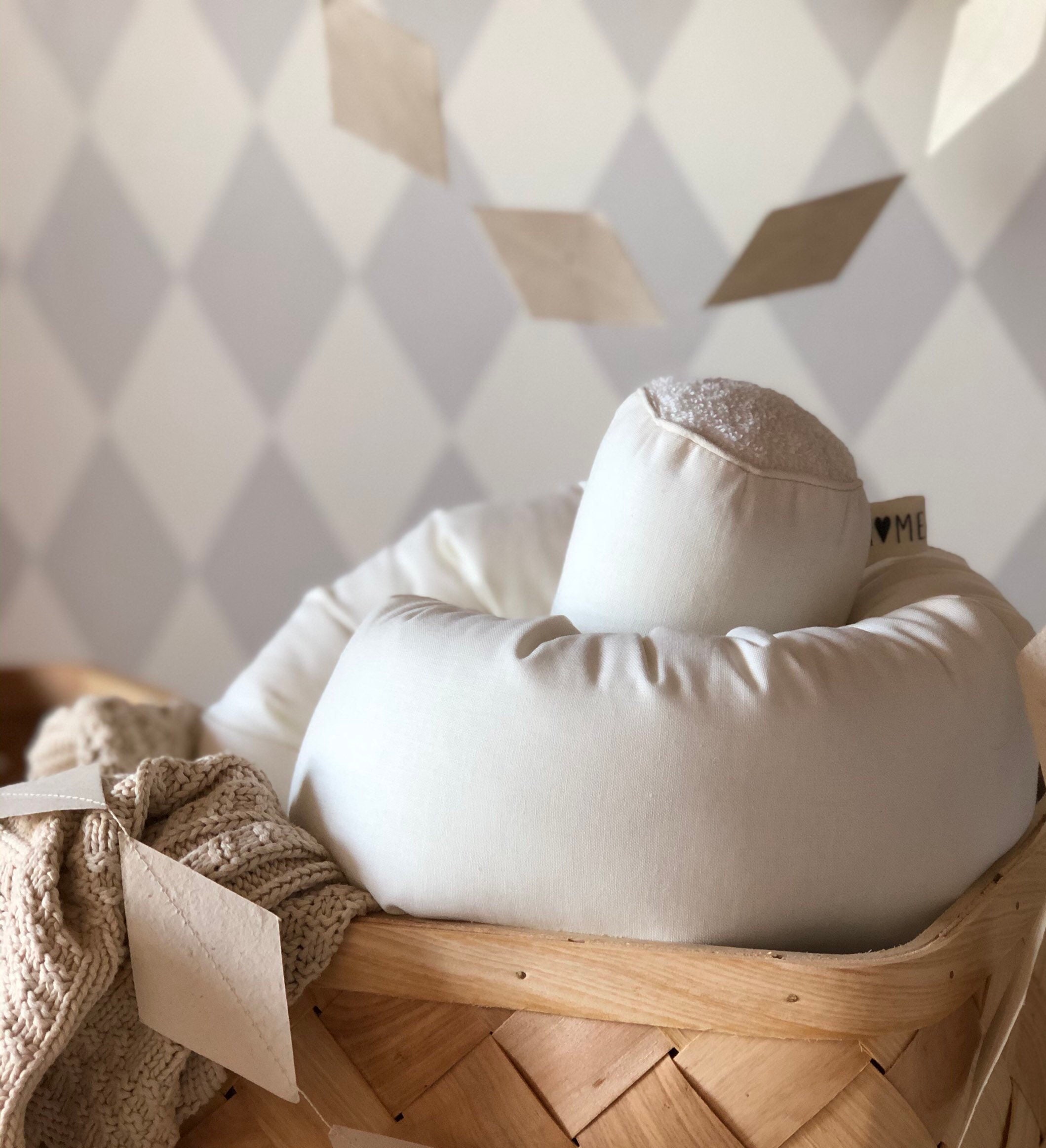 mme Gretchen | Serpent de Lit Bordure Nestchen Ökotex©#baumwolle Laine Blanche à Partir 70 cm