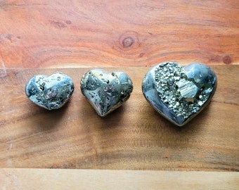 Cuore di pirite genuino: cristallo di abbondanza di grado A
