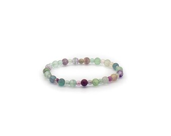 Healing Crystal Bracelet- Rainbow Fluorite- ADHD bracelet - Child Bracelet