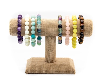 Healing Crystal Bracelets - Beaded Bracelets - 10mm beaded bracelet - Gemstone Bracelets