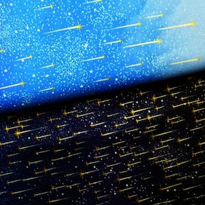 Fabric "Cosmic Skies" gradient blue