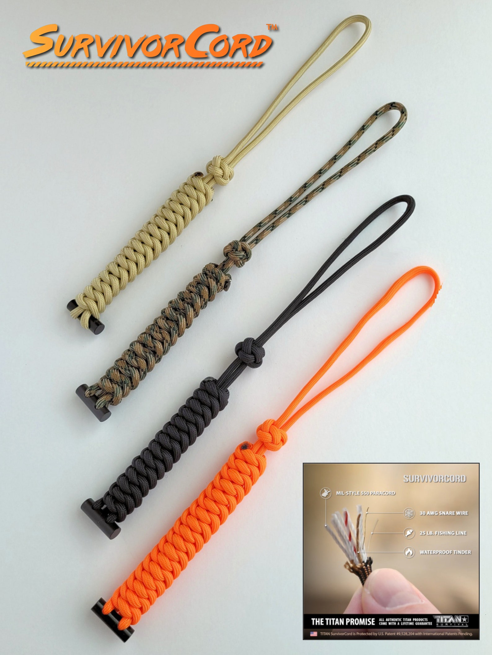 Paracord Knife Lanyard Etsy