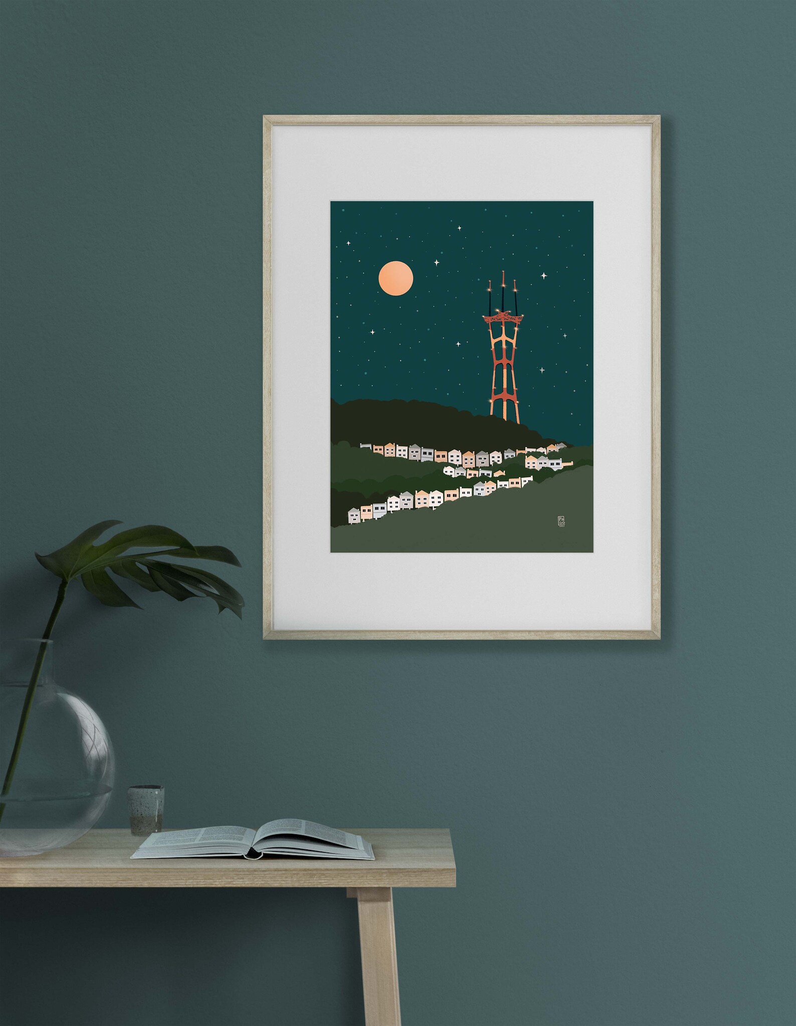 San Francisco Art Print Sutro Tower California Travel | Etsy