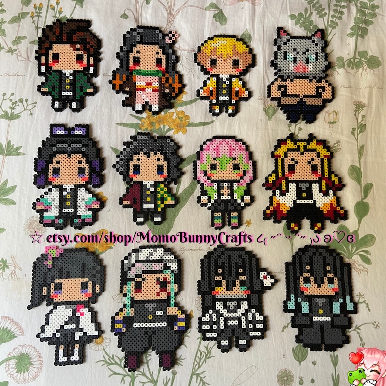 Demon Slayer Kny Perler Sprites Perler Bead Community vrogue.co