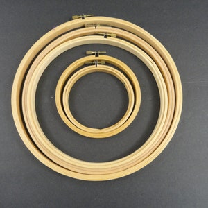 Size 2 Nurge Embroidery. Premium Beech Embroidery Hoop Screw Tightened  Wooden Embroidery Hoop. 