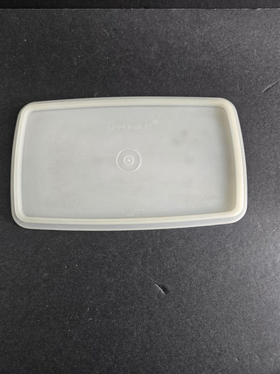 Vintage Tupperware Replacement Lid 817 ONLY Rectangle 9.5x5.5" Sheer - Etsy