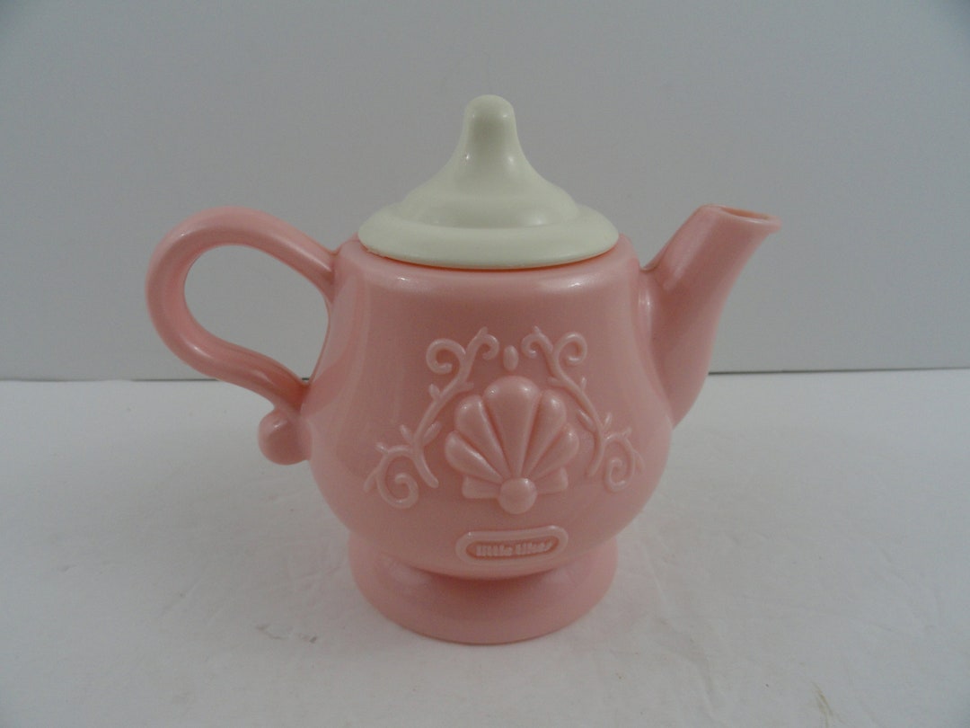 Little Tikes Elegant Teapot Pink Tea Pot Plastic 4 Replacement With LID Vintage Etsy