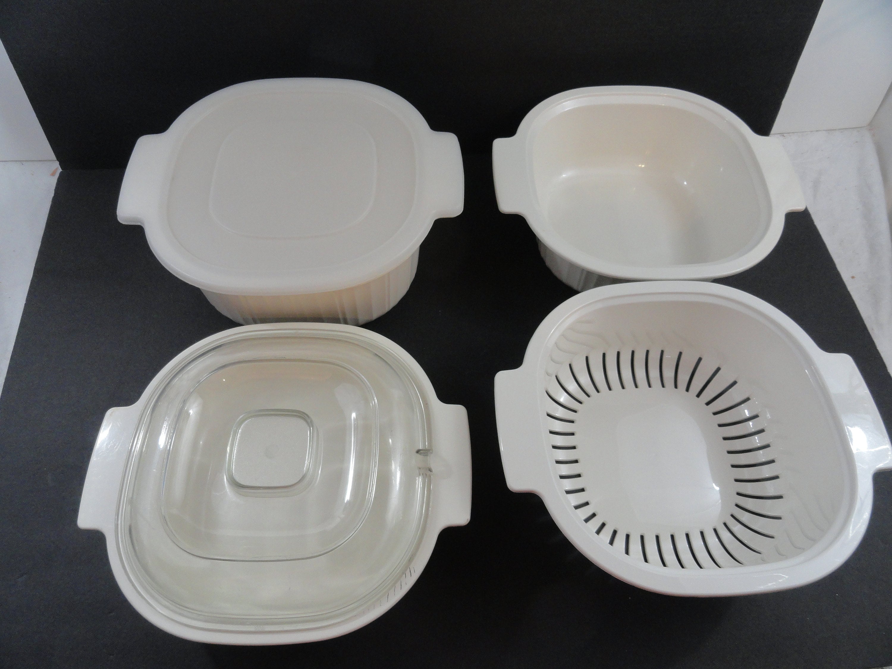 Rubbermaid Microwave Heatables Divided Plate, Bowl, Small Square &  Rectangular Plates, Mug, 5520 0059 0060 0061 0062 0065 