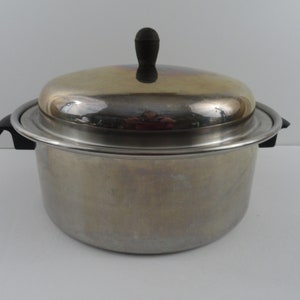 PERMANENT Stainless Steel 5.5 Qt Stockpot Steamer Insert Soup Pot High Thermal