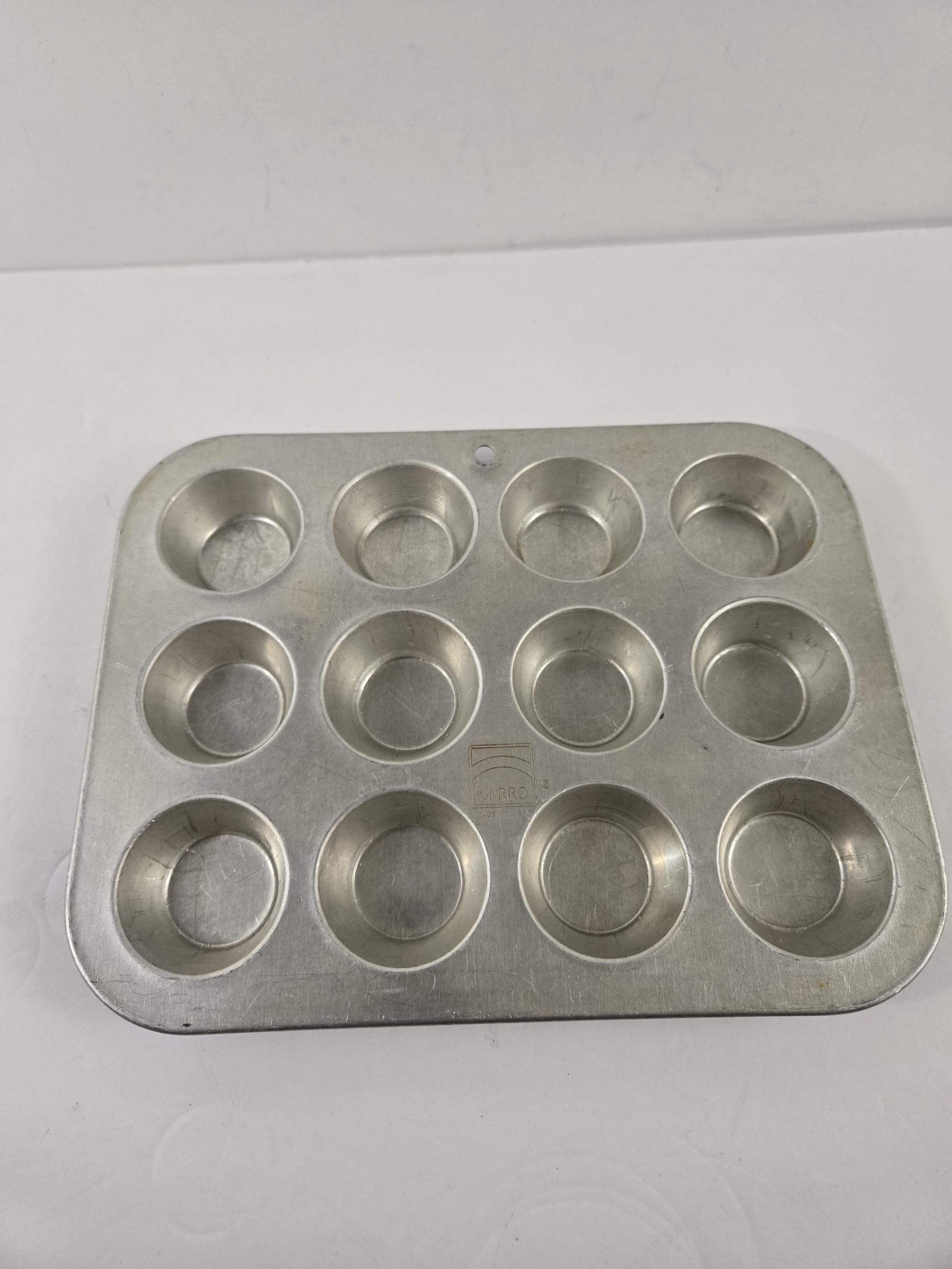 MIRRO Aluminum Mini Muffin Cupcake Tin Pan 10
