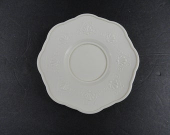 Little Tikes Elegant Victorian Shell Saucer ONLY Replacement Vintage White