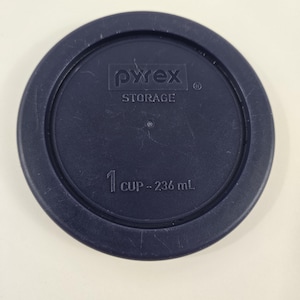 Pyrex Replacement Lid ONLY for 1 CUP Storage 4" Bowl 7202-PC Blue Top Cover