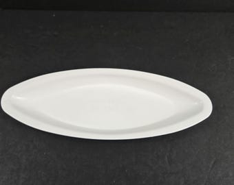 George Foreman Grill Replacement 9.5 in Oval White Drip Tray ONLY Grease Catcher Vintage