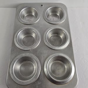 Rema Air Bake Cup Cake Muffin Pan Tin Double Wall Insulated Aluminum Baking Vintage Grandmas