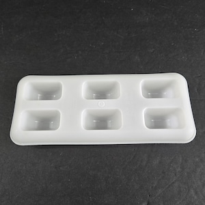 Tupperware 481 Popsicle Maker Mold Replacement Tups Tray ONLY 6 Slots Sheer