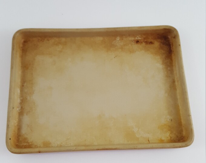 Pampered Chef Small Bar Pan Toaster Oven Stoneware Baking Stone 1448