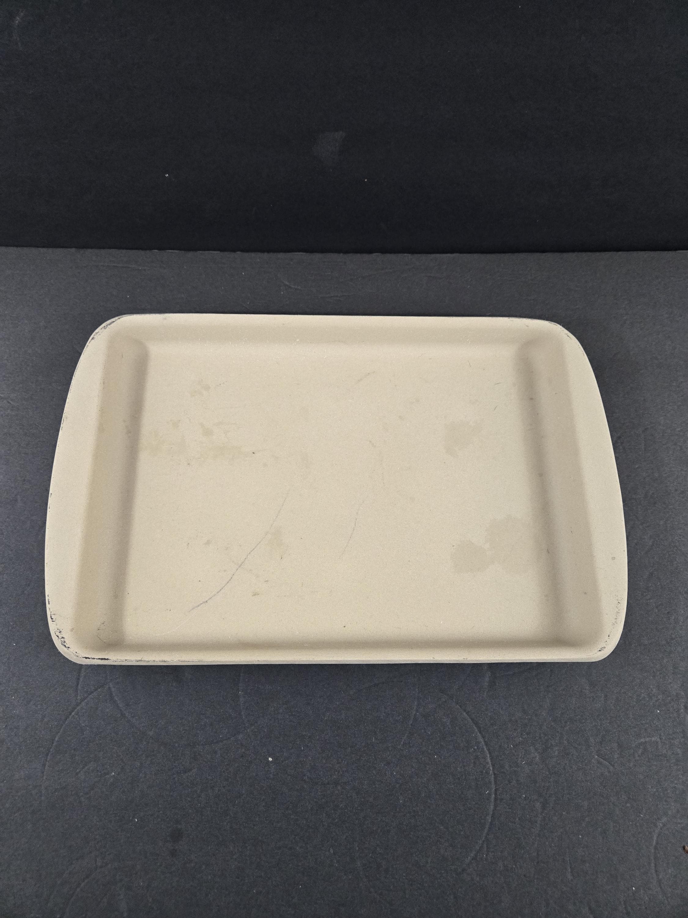 Pampered Chef Medium Bar Pan Toaster Oven Stoneware Baking Stone