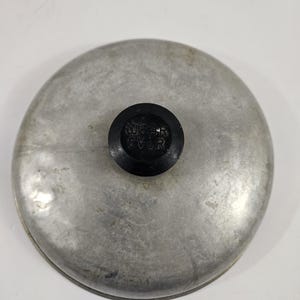 Wear-Ever 7.25" Replacement Aluminum Pot Pan Lid ONLY Vintage Black knob handle