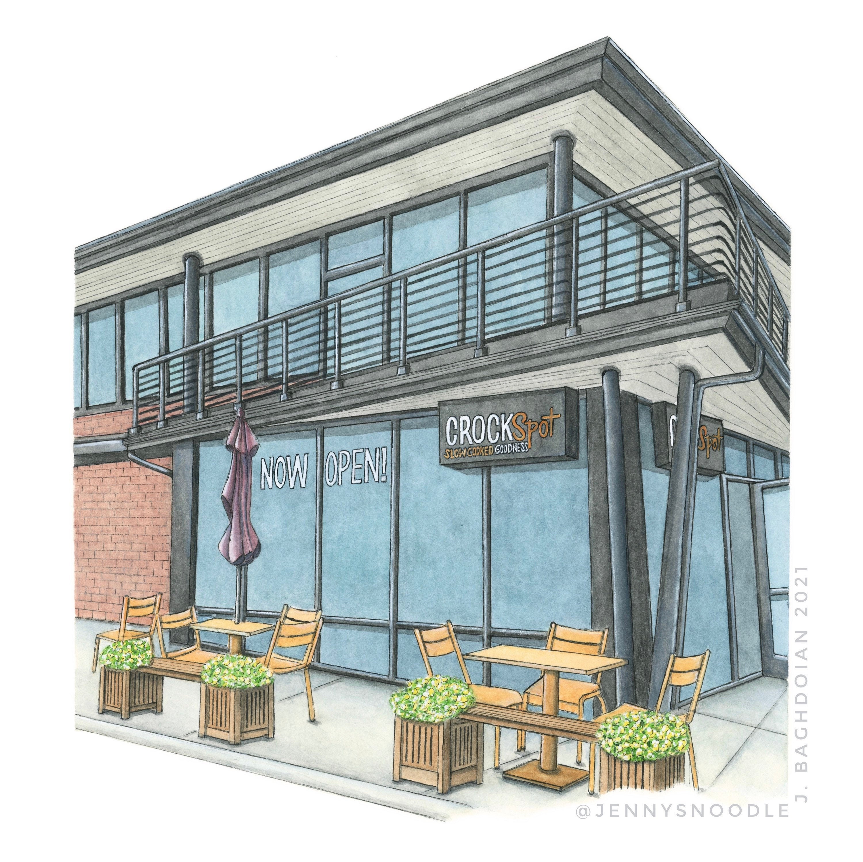 HANDPAINTED Custom Storefront Painting Personalized Etsy