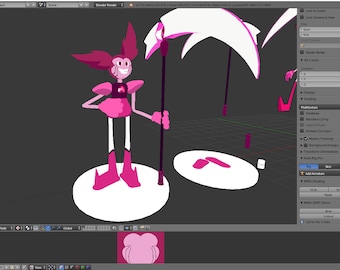 Spinel 3D printed Statue Model Files