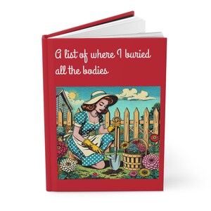 Journal Hardcover - Lustiges Vintage Bodies Design Matte Journal - Humorvolles Notizbuch, Buchliebhaber Geschenk, Retro Tagebuch, LGBT Gartenliebhaber Geschenk