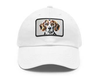 Beagle-hoed met leren patch, casual baseballpet, 22 kleuren, LGBT-buitenaccessoires, trendy homo-mode hoofddeksels, bescherming tegen de zon