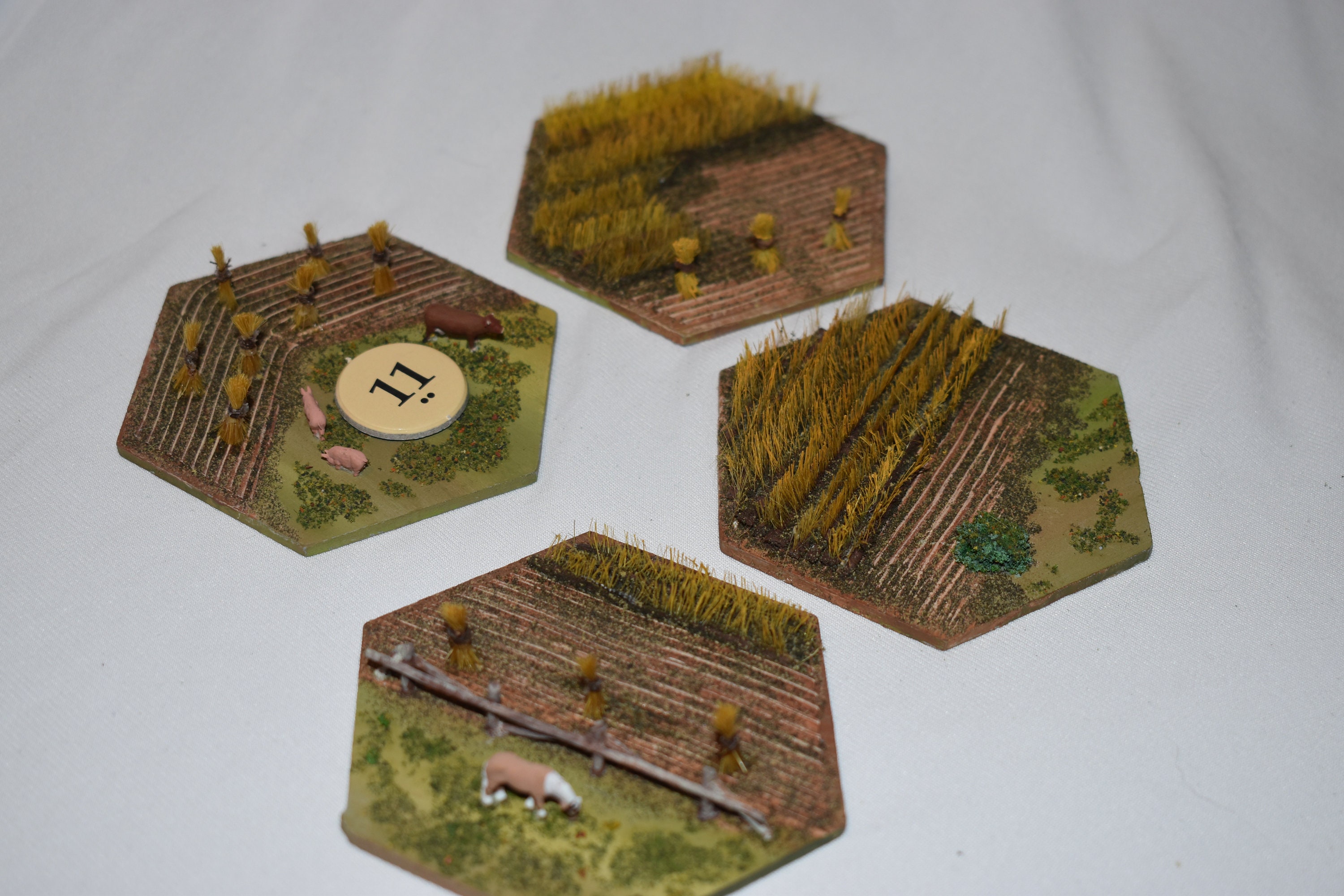 Settlers of Catan 3D Field Tile Etsy