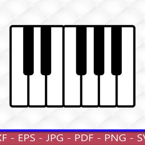 Pianotoetsen, (12), PNG, SVG