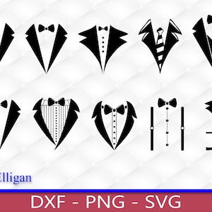Pakken, Tuxedo, SVG, PNG, Bundel