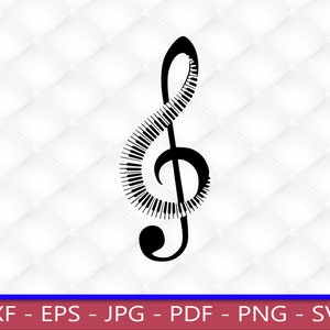 Teclas de piano y clave de agudos, PNG, SVG, Clipart