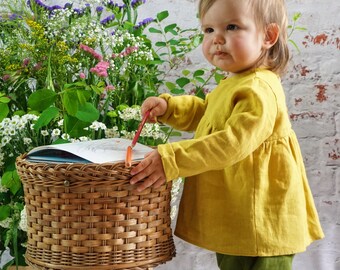 Girls blouse, linen tunic