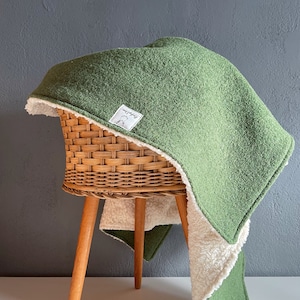 Organic baby blanket, baby wool blanket, cuddly blanket, underlay