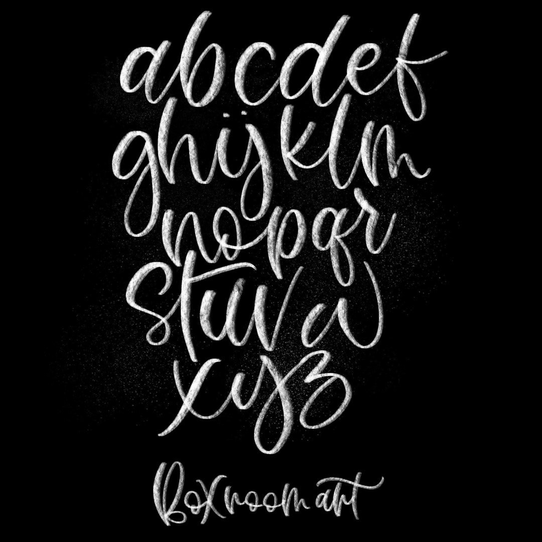 The chalk Fude Procreate Brush Set for iPad Etsy