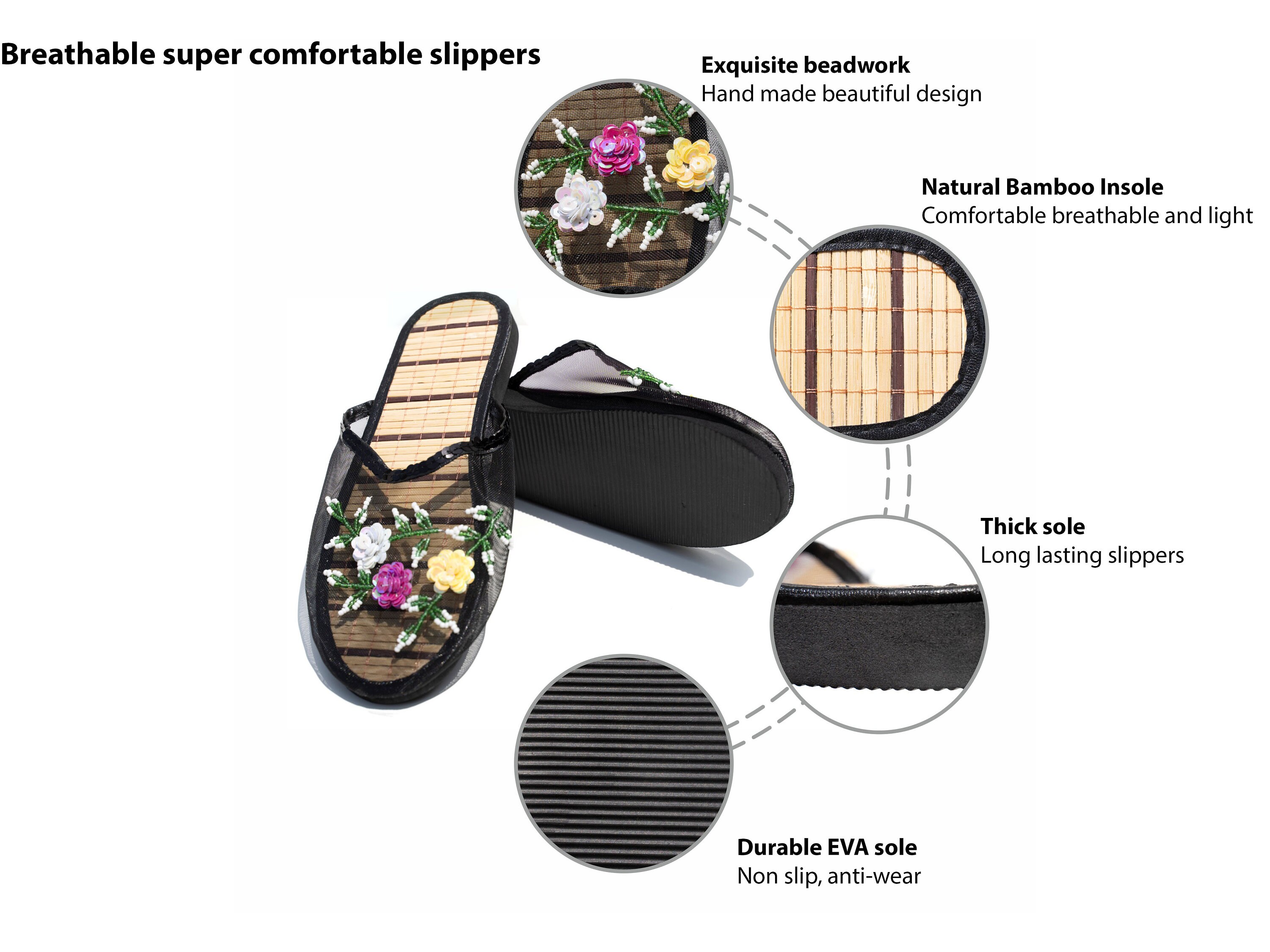 breathable slippers
