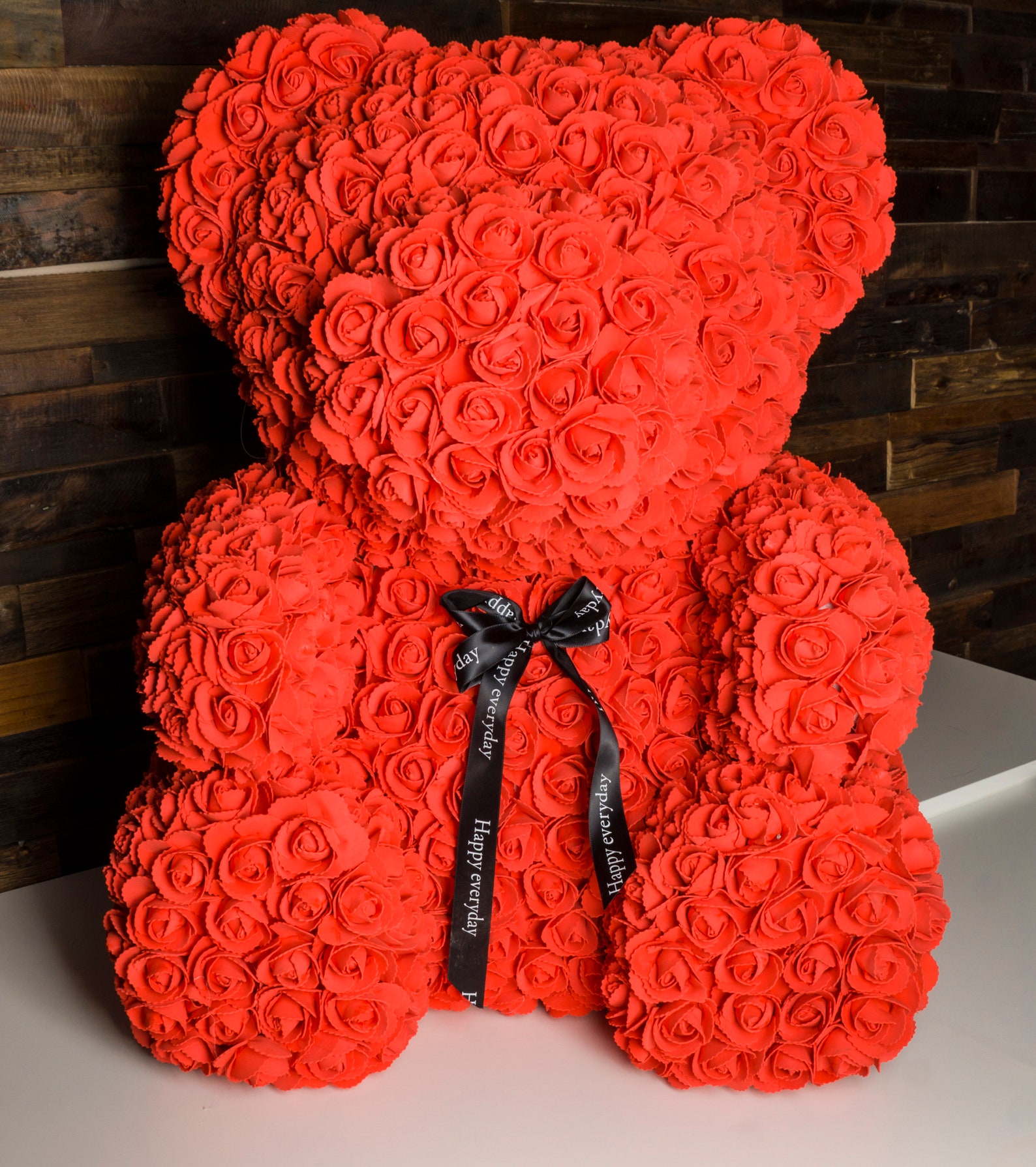 Big Rose Bear Flower Bear Teddy Bear 3D Printed Roses Romantic Etsy
