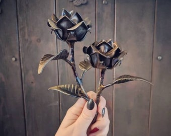 Forged Steel Rose