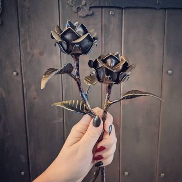 Forged Steel Rose