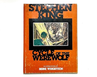 Cycle of the Werewolf by Stephen King and Bernie Wrightson, First Edition- 1983