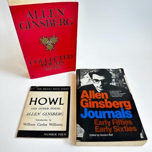 SET OF 3 Collected Poems, Howl and Other Poems, and Journals: Early Fifties, Early Sixties by Allen Ginsberg