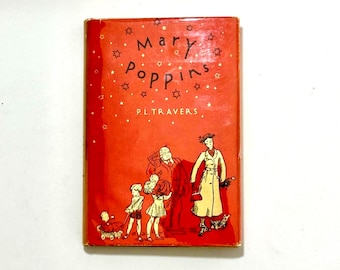 Mary Poppins by P. L. Travers Harcourt  First Edition, Early Printing - 2.50 price tag