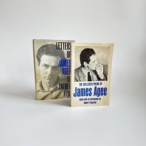 CONJUNTO de 2 libros de James Agee: Cartas de James Agee al padre Flye de James Agee (tapa dura) y Poemas completos de James Agee (libro de bolsillo)