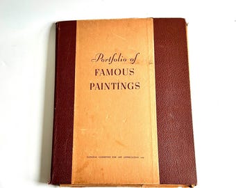 1937 Portfolio of Famous Paintings published by the National Committee for Art Appreciation
