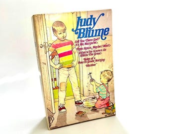 vintage 1970s Judy Blume 5-book box set