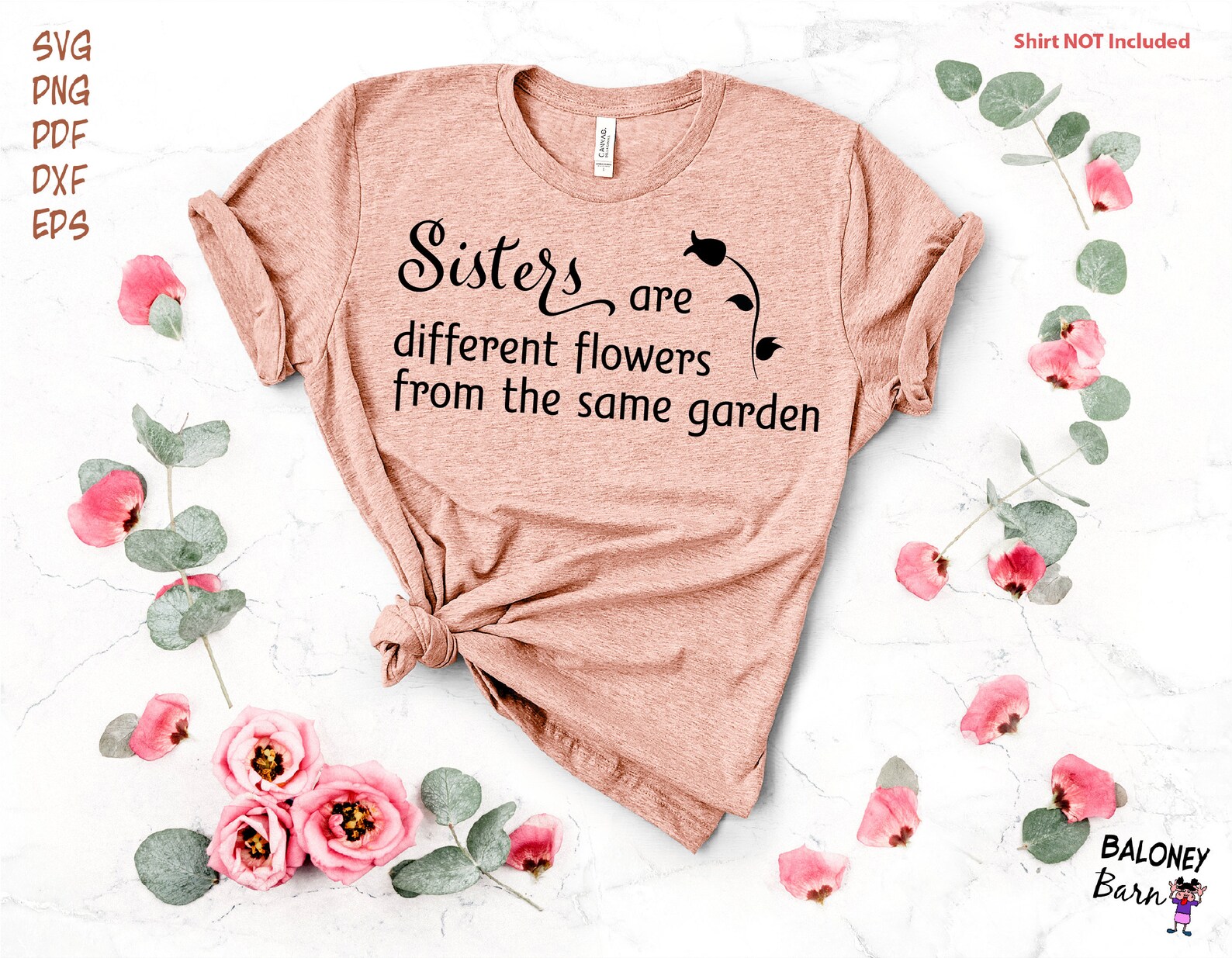 Sisters Are Flowers SVG Sisterly Love Sisters Bonded Best Etsy España